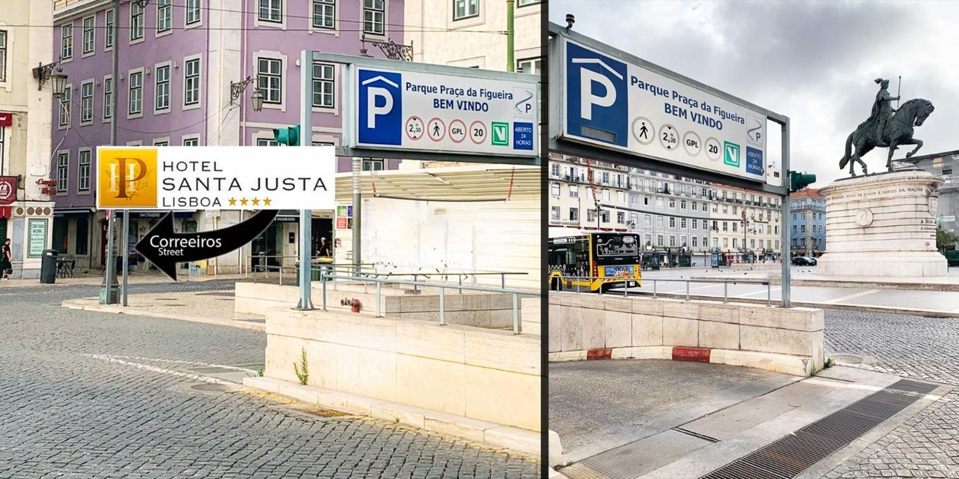 Hotel Santa Justa Lisboa Exteriér fotografie